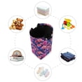thumbnail image 7 of Yayeee Freestanding Laundry Hamper with Handle Collapsible Large Storage Basket for Clothes, Vibrant Art Flowers, 7 of 7