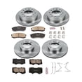 thumbnail image 3 of Power Stop Front and Rear Stock Replacement Brake Pad and Rotor Kit KOE2422, 3 of 8