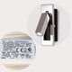 thumbnail image 2 of Luz de lectura nórdica minimalista montada en la pared Luz de lectura de pared LED rectangular integrada Aplique de pared de 3 W Aplique de pared para dormitorio de hotel junto a la cama con interruptor, luz cálida Sailing Electrónica, 2 of 4