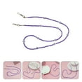 thumbnail image 2 of Miangastore Purple Beads Mask Lanyard Dual Use as Glasses Chain Fashionable and Functional for Daily Use Average Size, 2 of 8