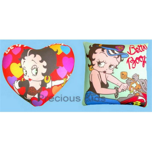 Precious Kids 31006H 13 Coussin-Coeur en Microbilles Betty Boop