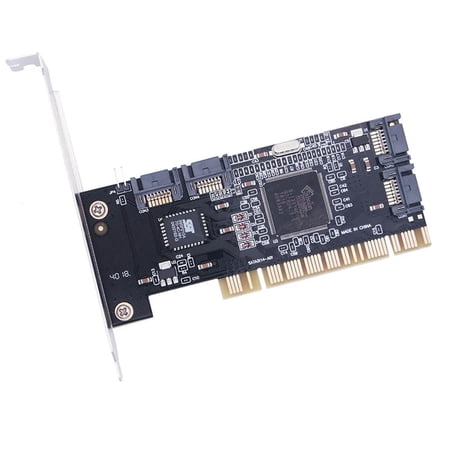 FOR 4 Ports PCI SATA Raid Controller Internal Expansion Card With Two Sata Cables For Desktop PC Support SATA Hard Drive