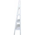 thumbnail image 5 of YounGG 100% Solid Wood 4-Shelf Ladder Bookcase, Standard, 60" H, White, 5 of 9