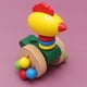 thumbnail image 2 of Carrito de bebé de dibujos animados, andador de madera, carrito de empuje (pollo), 2 of 7