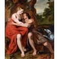 thumbnail image 2 of Josse De Pape 20x23 Gold Ornate Framed and Double Matted Museum Art Print Titled - Venus and Adonis (1629), 2 of 4