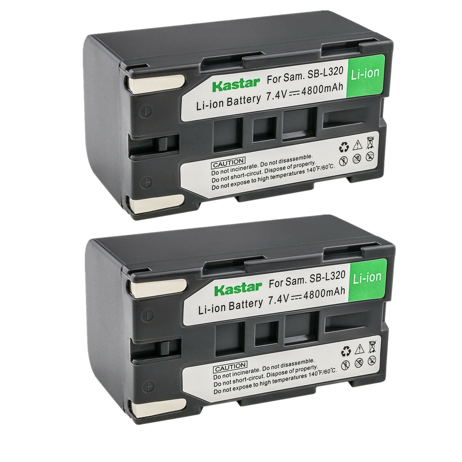 Kastar SB-L320 Battery 2-Pack Replacement for Samsung VP-W90 VP-W95D VP-W97 SC-L520 SC-L530 SC-L550 SC-L600 SC-L610 SC-L630 SC-L650 SC-L700 SC-L710 SC-L750 SC-L770 SC-L810 Camera