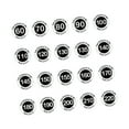 thumbnail image 3 of Almencla 20Pcs Golf Marker Tool Adult Lightweight Wear Resistant Golf Distance Marker white, 3 of 8