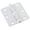 White, variant on SPB512RC 3" x 3" 1/4R Hinge 1/pk - Satin Nickel