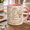 Black, variant on Bridal Shower Mug Elegant Pink Celebration Coffee Cup for Bride Party Gift