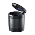thumbnail image 1 of Car Ashtray For Vehicles Universal Auto Holder With Lid Scatter Design Durable Metal Interior Accessory For Ash Storage, 1 of 5