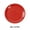 Orange Red, variant on 7.25 in. Mile Stone Narrow Rim Round Plate Orange Red - Pack of 48