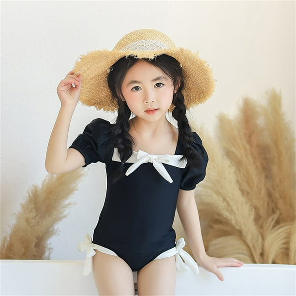 Kids Girls One Piece Swimsuits Novelty Swimwear 2-3 3-4 4-5 5-6 Years  Beachwear