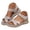 Grey, variant on Women's Comfortable Walking Sandals with Arch Support Strappy Orthopedic Hiking Summer Shoes with Adjustable Hook and Loop Black Size 6.5