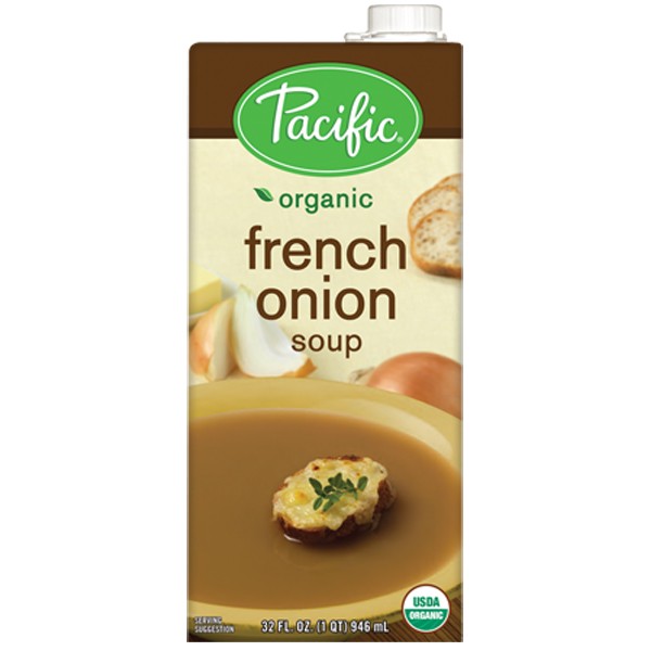 Pacific Organic French Onion Soup 32 oz Cartons Pack of 6