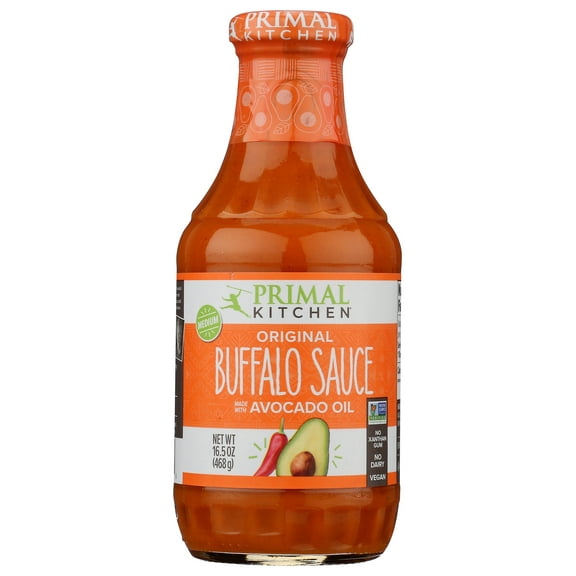 Pack of 6, Primal Kitchen Original Buffalo Sauce Made with Avocado Oil, 16.5 oz