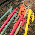 thumbnail image 3 of 30/15/40cm Steel Tent Pegs Colorful Camping Tent Stakes With Hook And Hole Design Multipurpose, 3 of 5