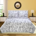 thumbnail image 6 of Impressions Oxana 300 Thread Count Floral 3 Piece Duvet Sets, Full/Queen with Shams, 6 of 9