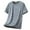 Gray, variant on Big and Tall Men's Ice Silk T-Shirt Loose Crew Neck Workout Athletic Tee Breathable Short Sleeve Cooling Gym Clothes