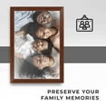thumbnail image 2 of 18x40 Brown Real Wood Picture Frame Width 1.25 inches | Interior Frame Depth 0.5 inches | Galvin, 2 of 8