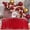 Red, variant on Rectangle Sequin Tablecloth Christmas Red Table Cloth 60x102inch Seamless Wedding Red Sequin Fabric Linens Overlay for Mother's Day Valentines Decoration