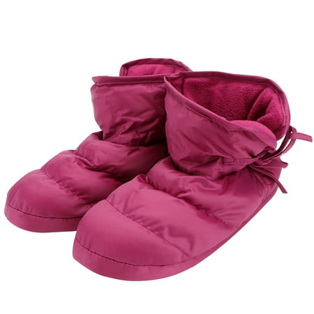 

1 Pair Autumn Winter Woman Down Shoes Warm Household Warm Shoes
