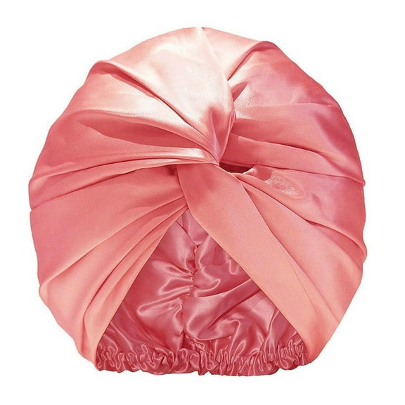 Adjustable Silk Satin Hair Bonnet for Sleeping - Double Layer Hair Wrap Sleep Cap Turban for Men and Women - Ideal for Curly and Straight Hair Long and Large Braids