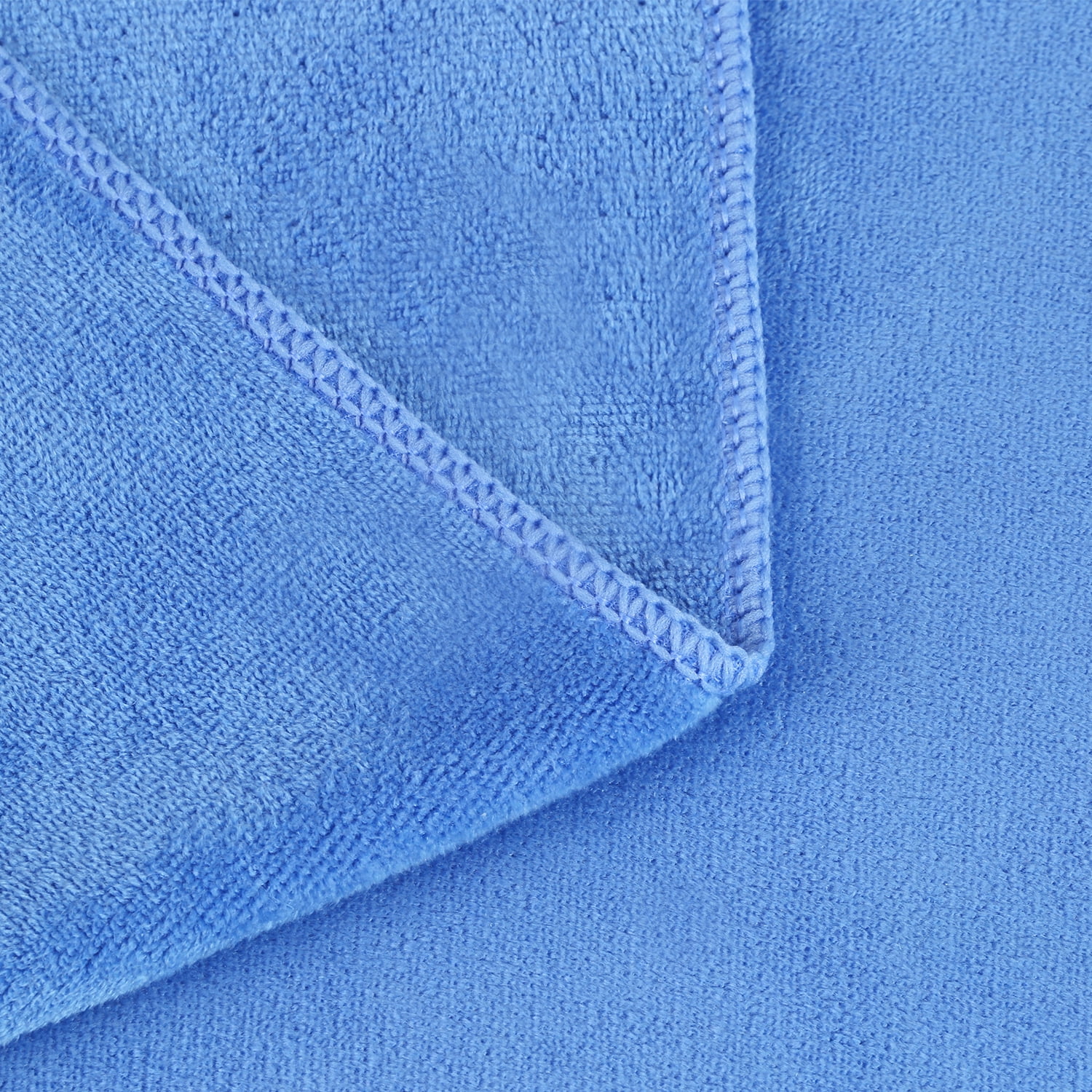 NC Microfiber Bath Towels 2 Pack Towel Sets (40" x 80") - Extra Absorbent, Fast Drying, Blue