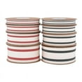 thumbnail image 2 of Nvzi 2 rollos de cinta navideña de 10 yardas, cinta de tela para envolver regalos, decoración de árboles de Navidad, decoraciones navideñas para el hogar y exteriores, estilo A, 2 of 5