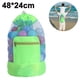 thumbnail image 1 of Bolsa de playa de malla Bolsa grande para juguetes de playa de arena Mochila duradera Natación y piscina Juguetes para niños Bolas Bolsas de almacenamiento con cordón, juguetes no incluidos MFZFUKR 220999-1, 1 of 8