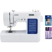 Brother CS7000X Computerized Sewing and Quilting Machine (70 Built-in Stitches) + SASEW6 6-Piece Thread Pack + PWB250 Pre-Wound Embroidery Bobbins (10 Pack, White)