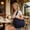 🔥 Blue_New, variant on Gifts Sentmoon Casual Handheld Large Capacity Tote Bag Women's Student Commuter Lightweight Water-Resistant Nylon Shoulder Bag Multi-Compartment Travel Work Organizer Daily Carryall