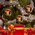 thumbnail image 3 of Adorno navideño de animales del bosque de 10 cm | Colgante acrílico para árbol de Navidad | Diseño caprichoso de animales del bosque | Decoración de temporada duradera para árboles, coronas, centros, 3 of 5