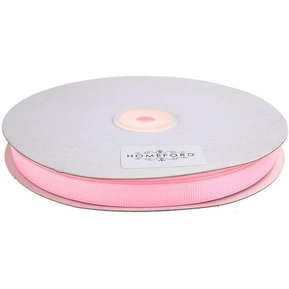 Solid Grosgrain Ribbon, 3/8-Inch, 50 Yards, Pink