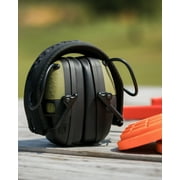 Swiss Tech Electronic Hearing Protection Earmuffs with Bluetooth, Rechargeable, NRR 25dB, Tonen