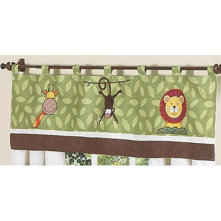 Jungle Time Window Valance by By Sweet Jojo Designs Ship from