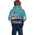 thumbnail image 6 of Kll Unisex Kids Boys Girls Hooded Pocket Pullover Hoodies-Let'S Go Travel, 6 of 9