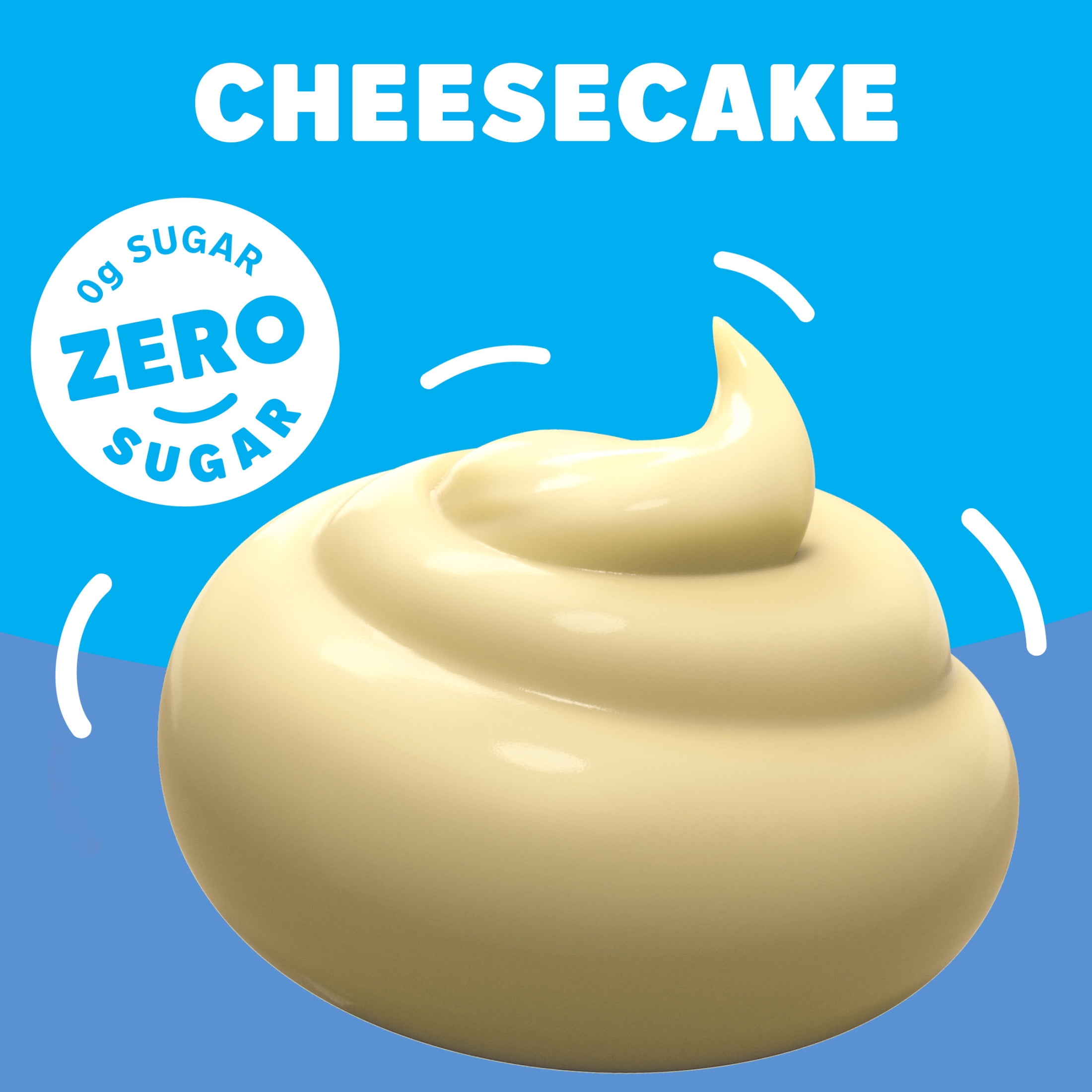 Jell-O Cheesecake Artificially Flavored Zero Sugar Instant Reduced Calorie Pudding & Pie Filling Mix, 1 oz. Box