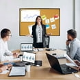 thumbnail image 6 of JILoffice Bulletin Board 24" x 36" Black Aluminum Frame Cork Board 3'x2' Thumb Tack Pin Board for Office, 6 of 6