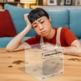 thumbnail image 5 of 10k Money Saving Challenge Box in 365 Days for Cash Coin, Piggy Bank for Adults, Unbreakable Piggy Bank, Clear Acrylic Money Box, Must Break to Open, Easy and Fun Way to Save $10,000, 5 of 5