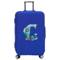 thumbnail image 1 of Luggage Cover Washable Case Cover Protective Case Scratch Proof Case Cover Suitable for Fish Letter Print Pattern Fits 18-32inch 8fish letter G L, 1 of 6