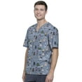 thumbnail image 3 of Cherokee Prints Men Scrubs Top V-Neck CK675, 3 of 5