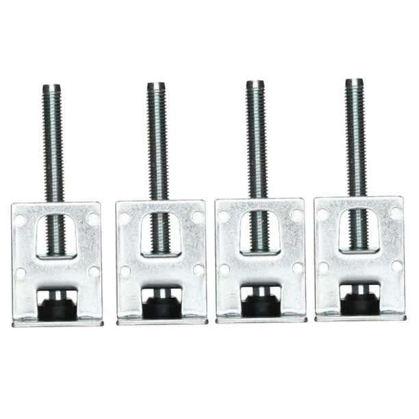 4 piezas de pie nivelador de acero duradero y fácil de instalar para patas de escritorio 100mm