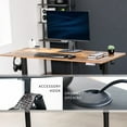 thumbnail image 6 of VIVO Electric 55"x 24" Sit Stand Desk, Rustic Vintage Brown Top, Black Frame, 6 of 8
