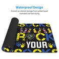 thumbnail image 3 of Pofeuu Rock Your Socks Print Mouse Pad,Rubber, Multipurpose Comfortable Waterproof Mousepad Desk Mat for Gamer Office Home, 3 of 8