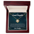 thumbnail image 5 of To My Granddaughter My Little Girl From Grandpa Infinity Knot Necklace Message Card, 5 of 17