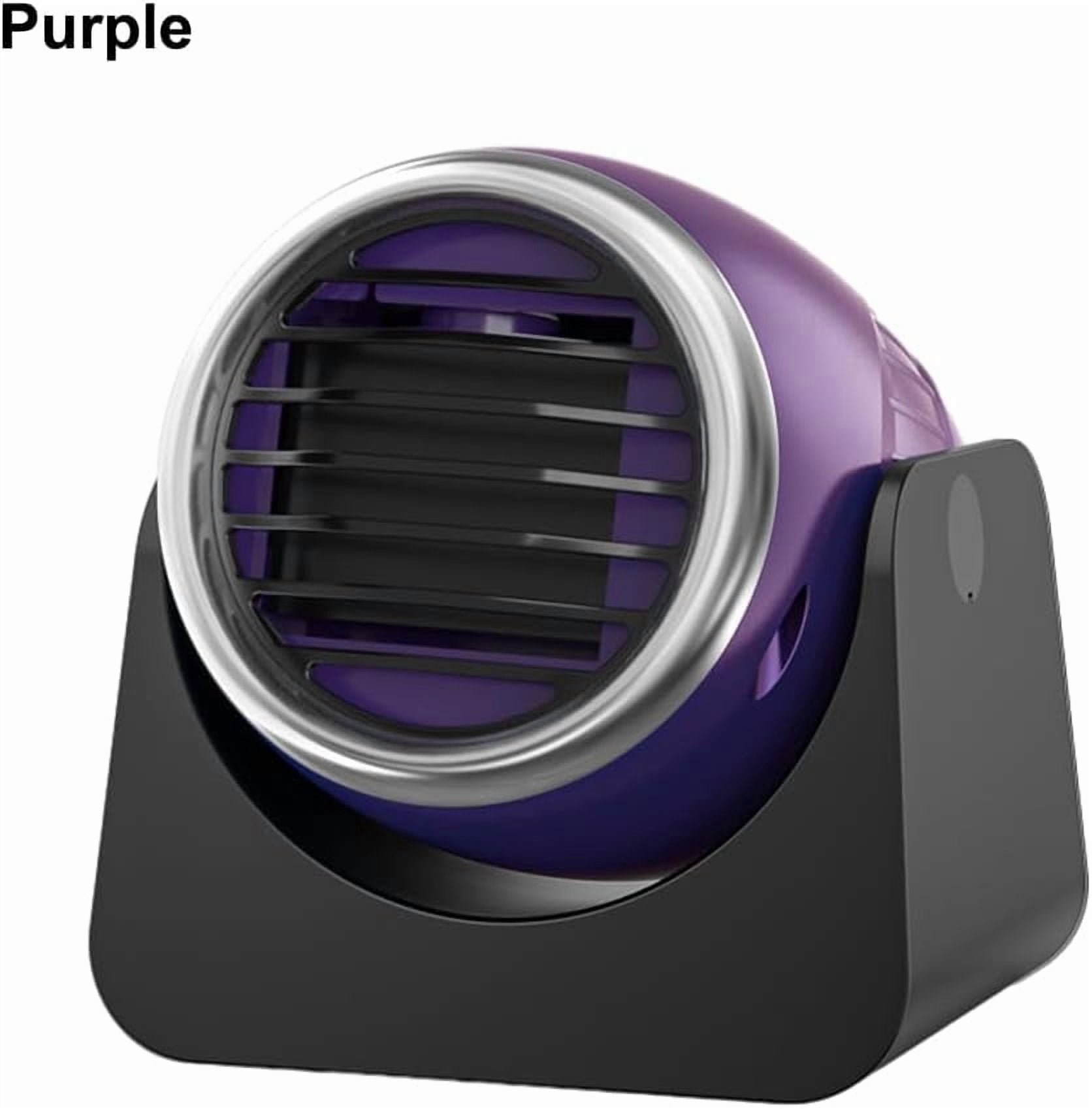 Portable Car Heater, Defroster for Windshield, 12V 120W Window Defroster, 2 in1 Fast Car Heater , Plug-in Cigarette Lighter Defroster Winter Weather Heater for All Cars, Purple