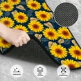 thumbnail image 3 of Fuzoiu Sunflowers Print Carpet Floor Mats for Car,Car Foot Mat Set,Universal Fit 4 Piece Mat Pad Set,Fits Most Cars Trucks Vans Sedans SUV Auto Carpet Mat Se, 3 of 7