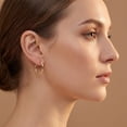 thumbnail image 6 of BlinkLLX Clip on Hoop Earrings Hoop Gold Earrings Non Piercing Earrings Set for Women, 6 of 6