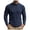 Dark Blue, variant on Linfrsh Long Sleeve Shirts for Men Mens Mock Neck Sweater Ribbed Slim Fit Long Sleeve Turtleneck Pullover Sweater