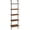 Rustic Brown + Black-15.4"L x 9.4"W x 66"H, variant on Diy Ladder Shelf  5-tier Wooden Wall Mounted Bookshelf Narrow Bookcase Display Storage Rack Plant Stand For Living Room Bedroom Study Balcony Rustic Brown And Black Bf531cj01